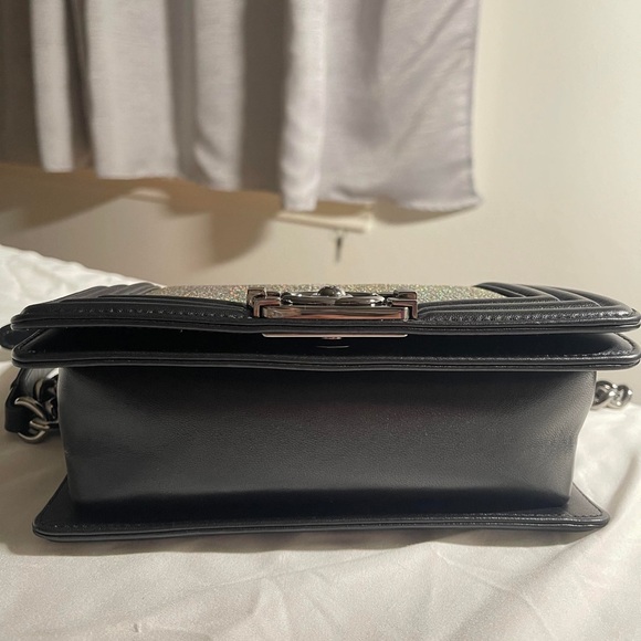 **SOLD** Chanel Iridescent Galuchat Stingray Small Boy Bag - Picture 8 of 16